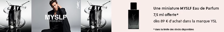 Votre Cadeau : Une Miniature MYSLF Eau de Parfum YVES SAINT LAURENT