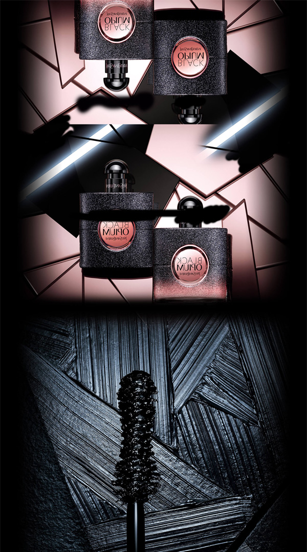 Black Opium Floral Shock - Mascara Effet Faux Cils The Shock YVES SAINT LAURENT - Incenza