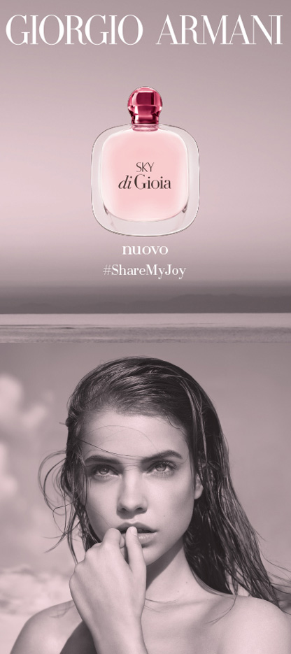 Beauty News : Sky di Gioia GIORGIO ARMANI & Barbara Palvin