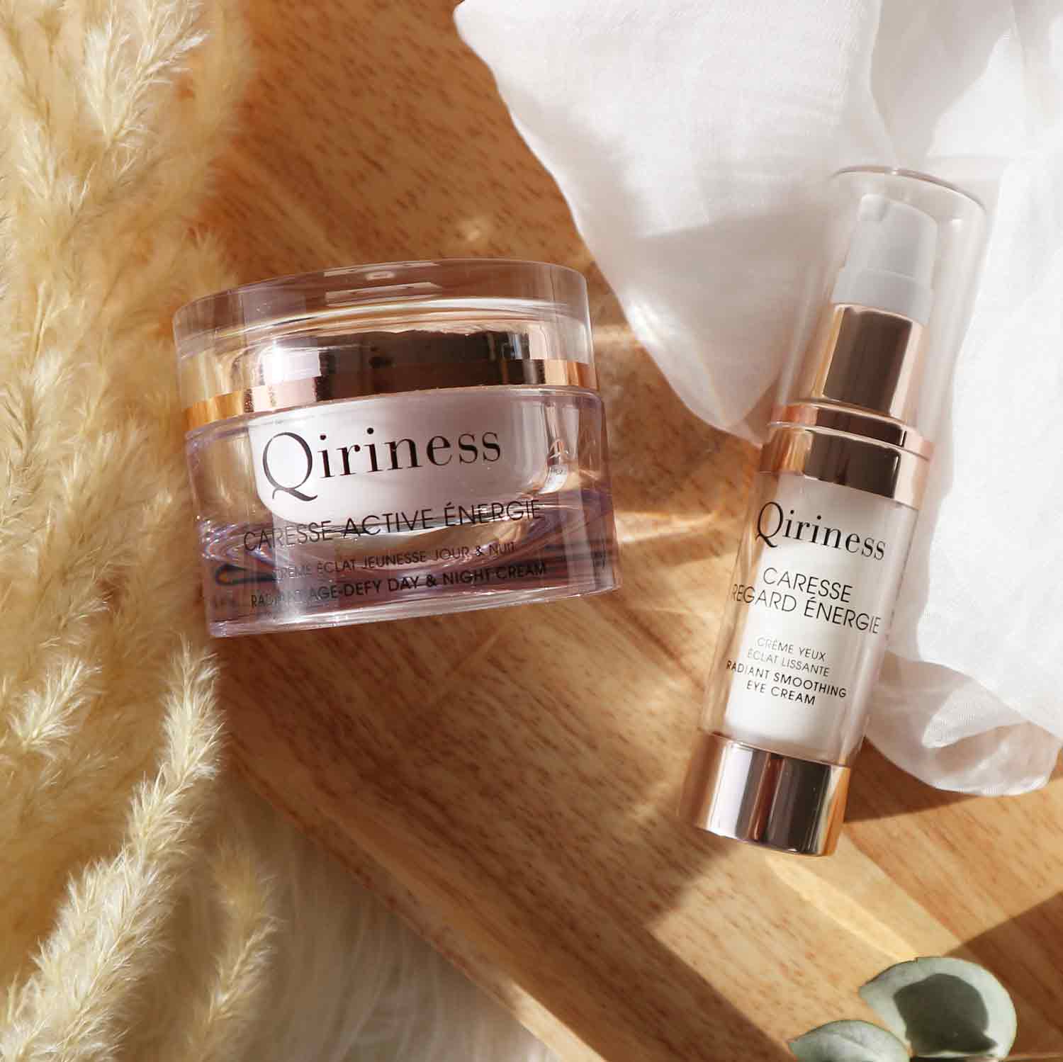 Caresse Active Énergie Crème Éclat Jeunesse Jour et Nuit Qiriness - Incenza