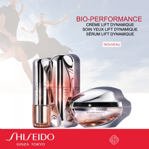 Zoom sur le trio de soins Bio Performance Lift Dynamique SHISEIDO