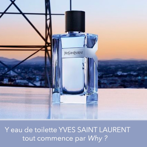 Y, le nouveau parfum masculin d'Yves-Saint-Laurent 