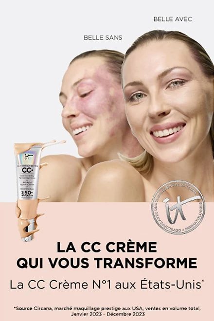 Your Skin But Better CC+ Cream SPF 50+ CC Crème Correctrice Haute Couvrance IT COSMETICS - incenza
