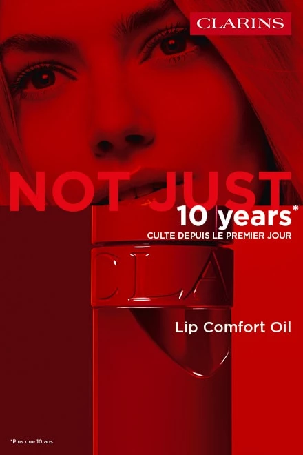 Lip Comfort Oil Huile à Lèvres Edition Limitée 10 ans CLARINS - incenza
