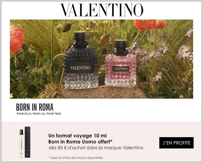 Votre Cadeau : Born in Roma Uomo Format Voyage - incenza