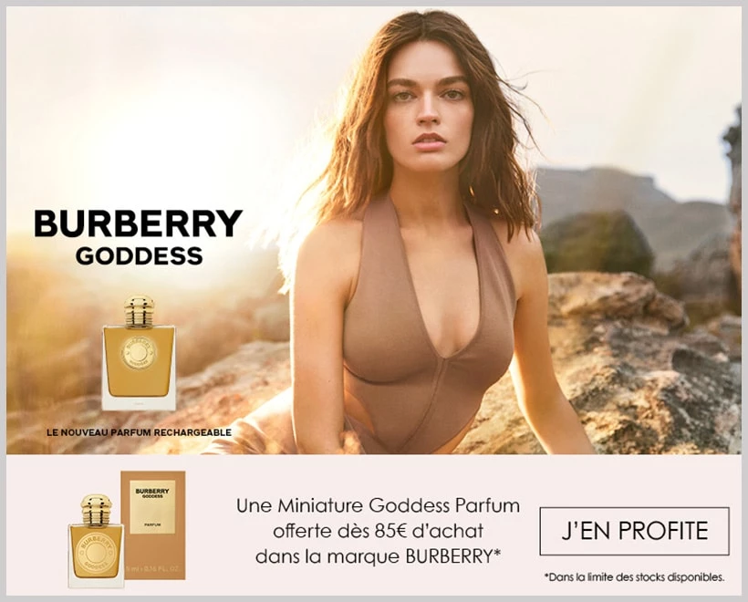 Votre Cadeau : une Miniature Goddess Parfum BURBERRY- incenza