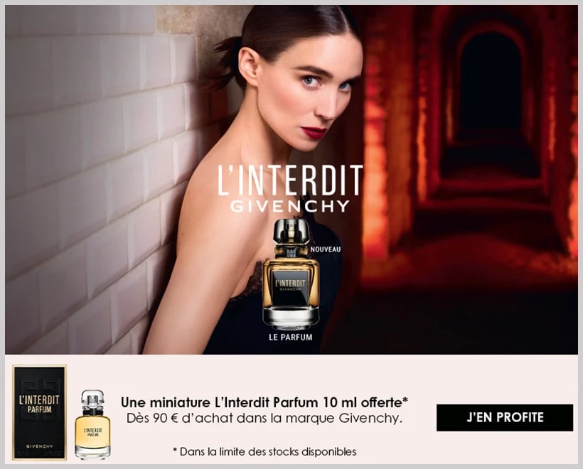 Votre Cadeau : Une Miniature L'Interdit Parfum GIVENCHY - Incenza