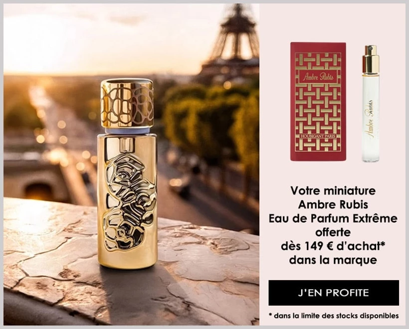 Votre Cadeau : Une Miniature Ambre Rubis Eau de Parfum HOUBIGANT - incenza