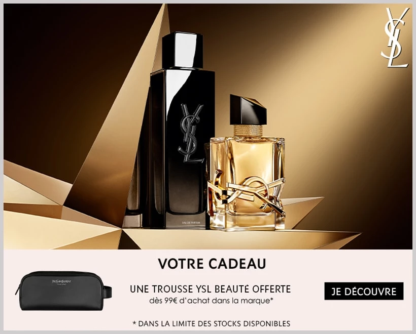 Votre Cadeau : Une Trousse YSL Beauté YVES SAINT LAURENT- incenza