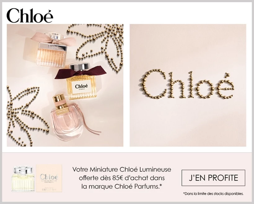 Votre Cadeau : Une Miniature Chloé Lumineuse CHLOÉ - incenza