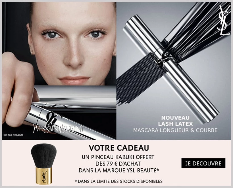 Votre Cadeau : Un Pinceau Kabuki YVES SAINT LAURENT - Incenza