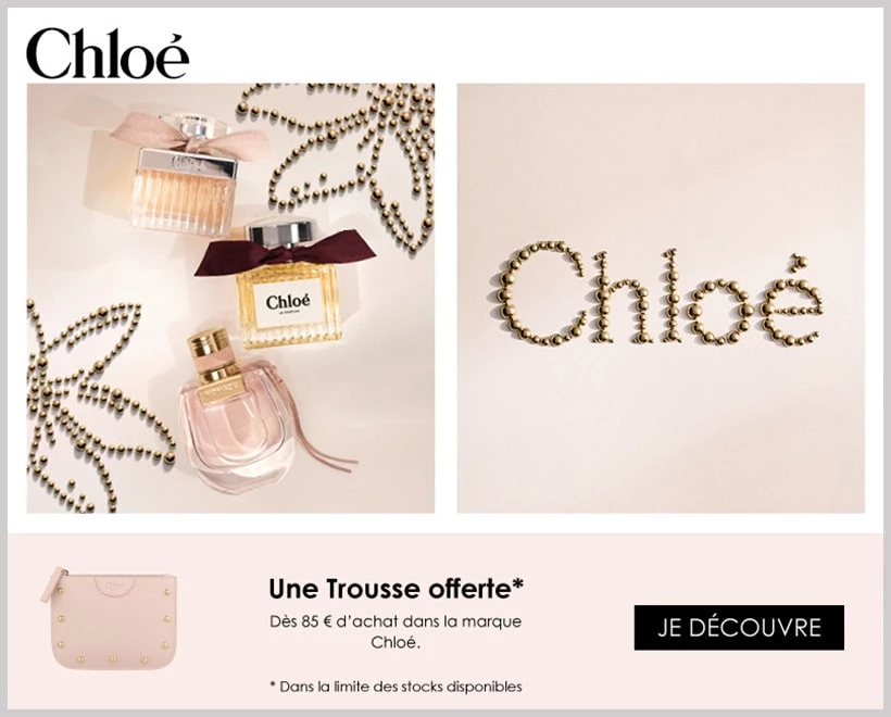 Votre Cadeau : Une Trousse CHLOÉ - Incenza