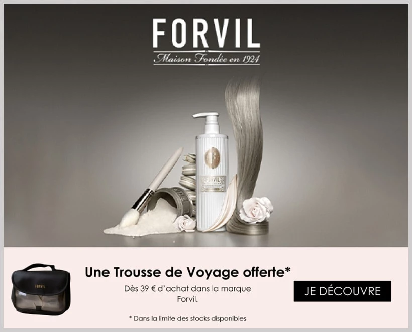 Votre Cadeau : Une Trousse de Voyage FORVIL - incenza