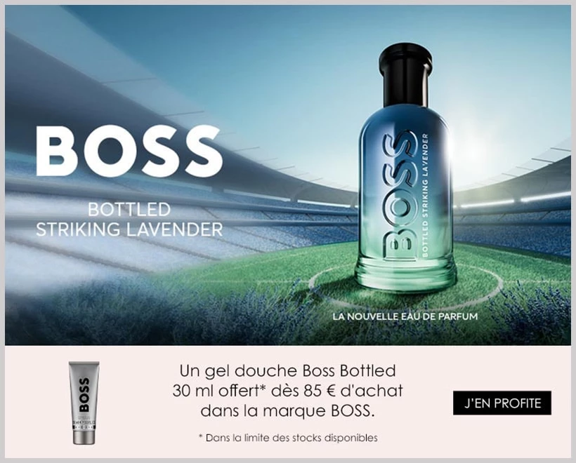 Votre Cadeau : Un Gel Douche Boss Bottled BOSS