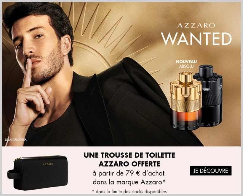 Votre Cadeau : Une Trousse de Toilette AZZARO