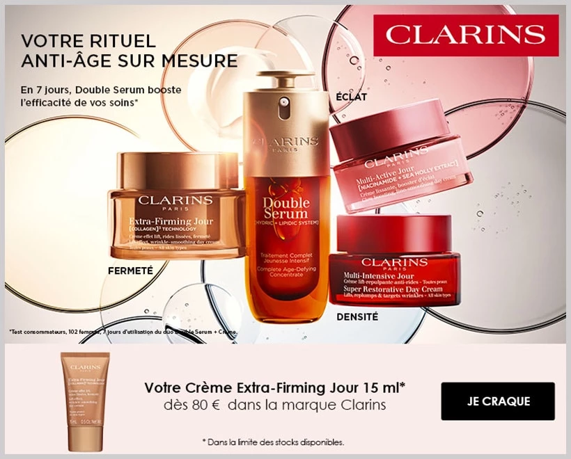 Votre Cadeau : Une Crème Extra-Firming Jour CLARINS