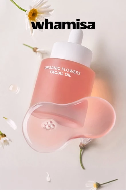 Organic Flowers Huile de Soin Visage Nourrissante aux Fleurs Bio Fermentées WHAMISA