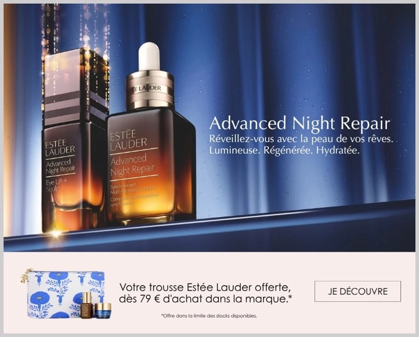Votre Cadeau : Une Trousse et Deux Formats Voyage ESTÉE LAUDER
