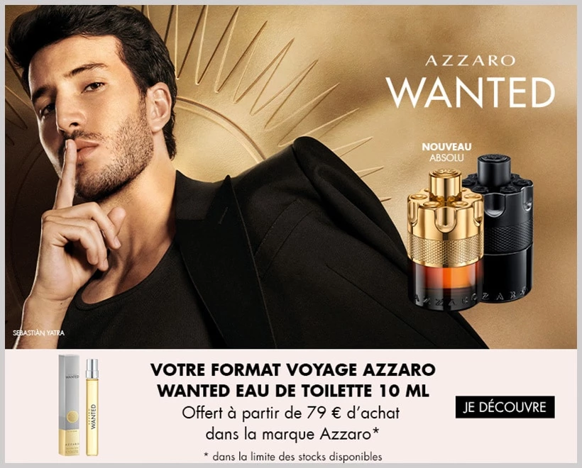 Votre Cadeau : Un Vaporisateur Azzaro Wanted Eau de Toilette AZZARO