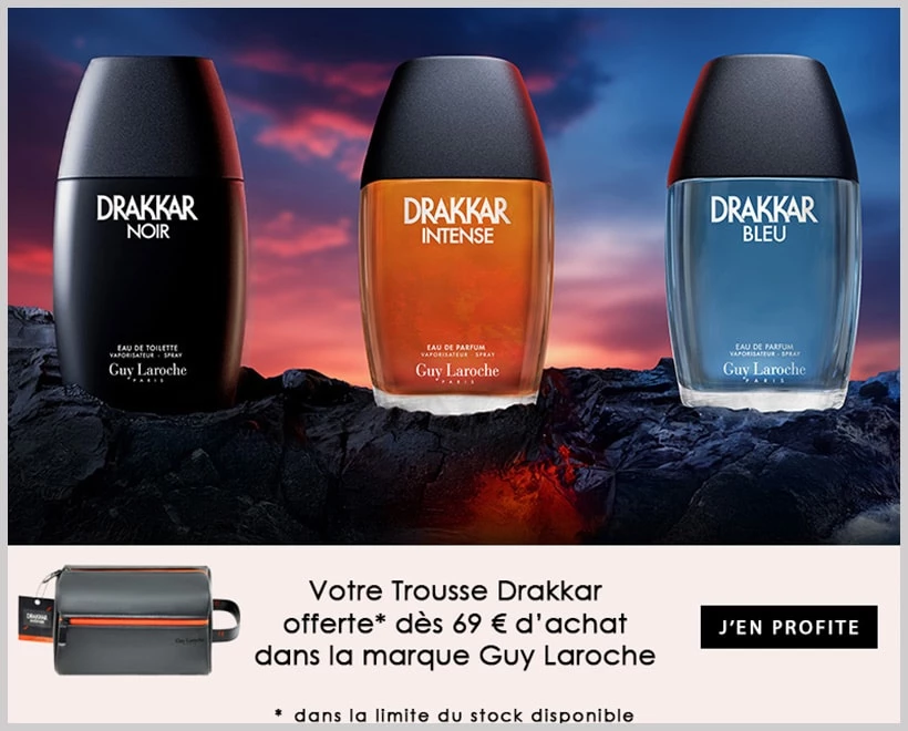 Votre Cadeau : Une Trousse Drakkar GUY LAROCHE