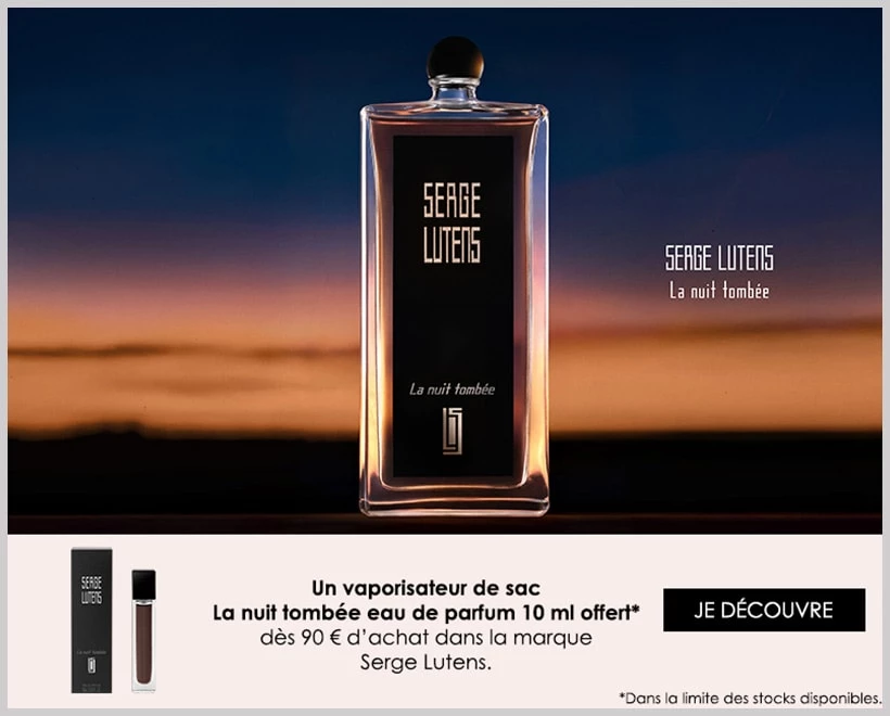 Votre Cadeau : Un Vaporisateur La Nuit Tombée Eau de Parfum SERGE LUTENS
