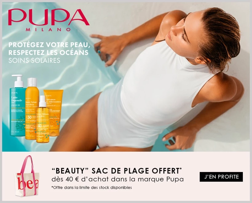 Votre Cadeau : Un Sac de Plage PUPA