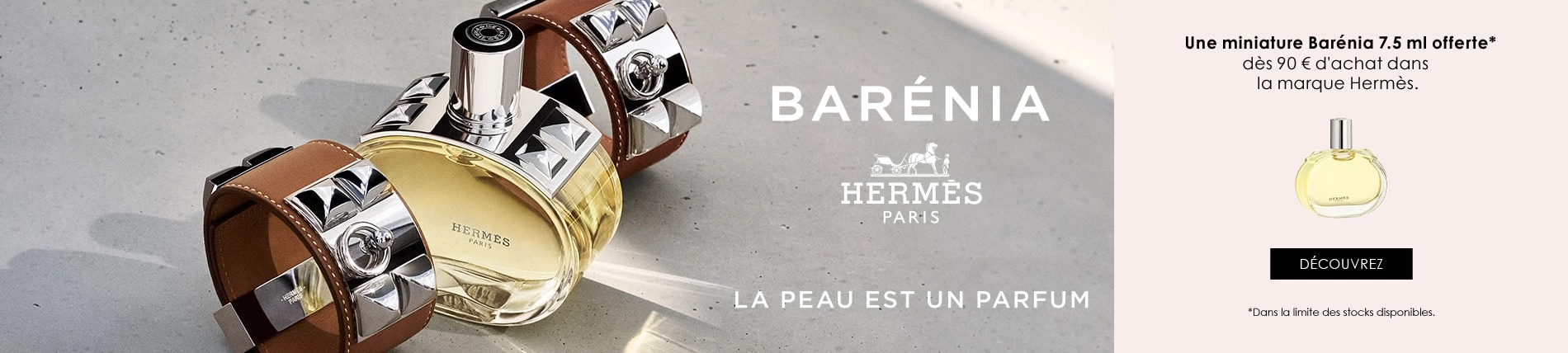 Découvrez l'Eau de Parfum Rechargeable Barénia HERMÈS - incenza