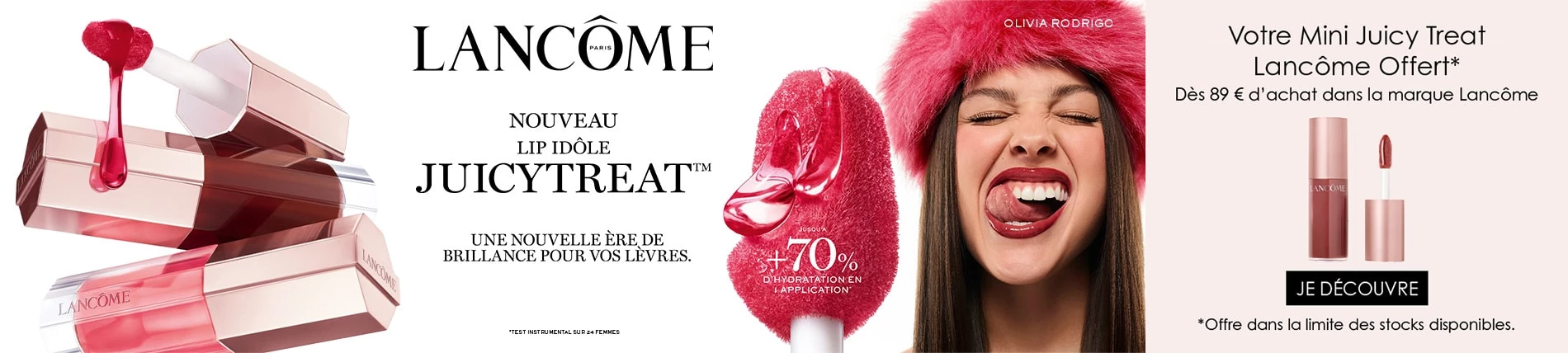 Votre Cadeau : Mini Juicy Treat LANCÔME offert - incenza