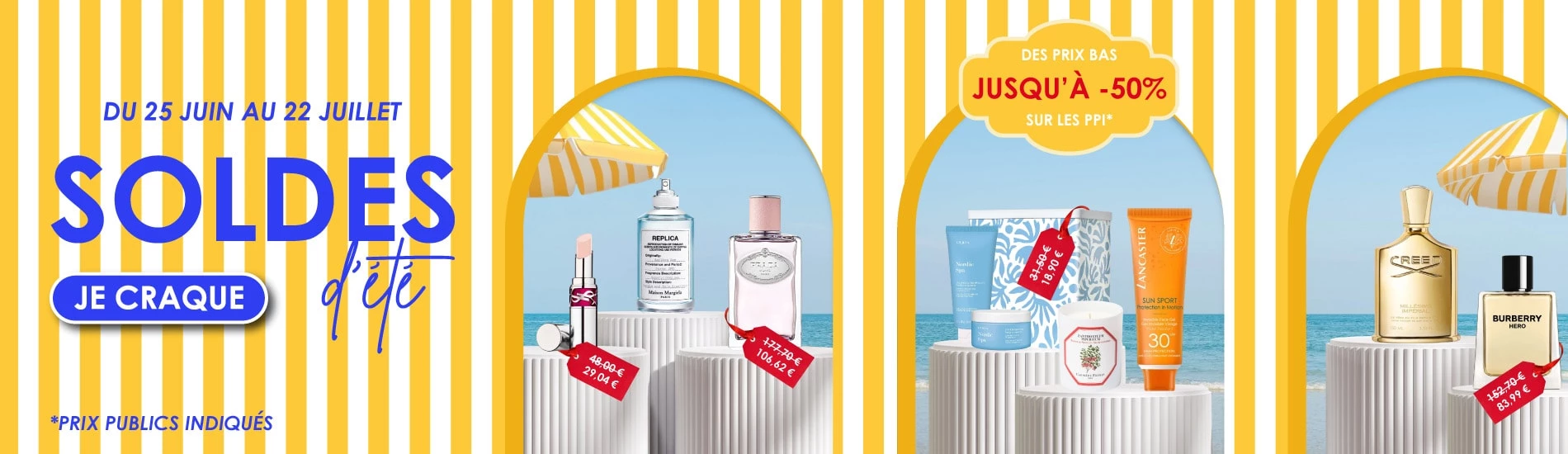 Soldes d'Eté : Jusqu'à - 50 % - incenza