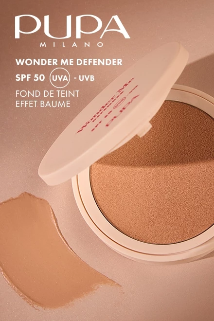 Wonder Me Defender SPF50 Fond de Teint Effet Baume - Haute Protection et Légèreté PUPA - incenza