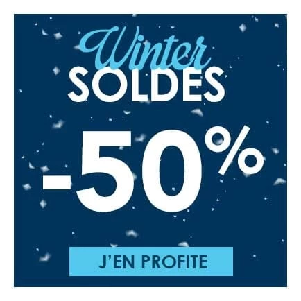 SOLDES -50% SOLDES -50%