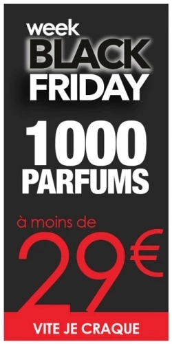 Black Friday 1000 parfums à moins de 29€