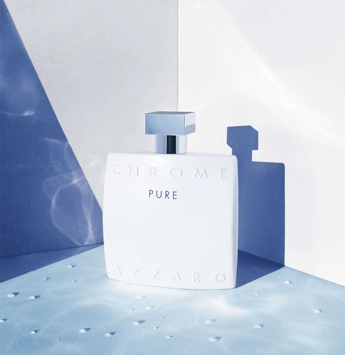 Chrome Pure AZZARO, un parfum texturé à la fraîcheur orientale