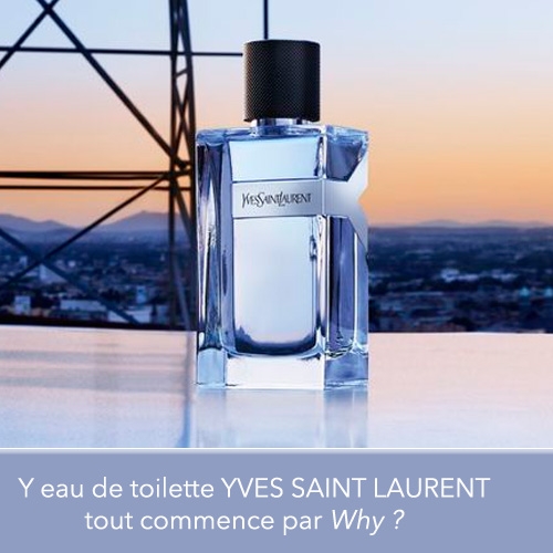 Y, le nouveau parfum masculin d'Yves-Saint-Laurent