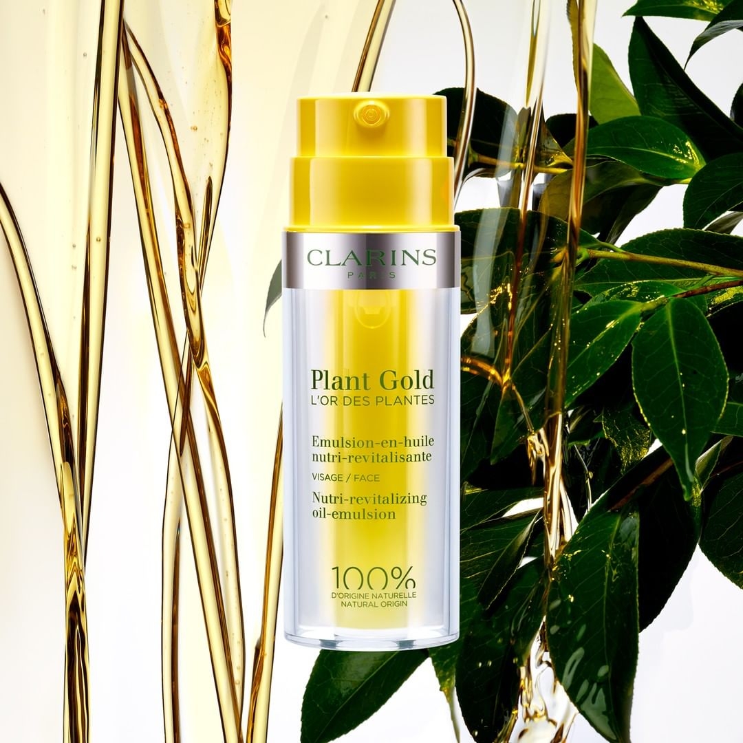 BEAUTY NEWS - Plant Gold - L'Or des Plantes Clarins, Un Soin Visage 100% Naturel