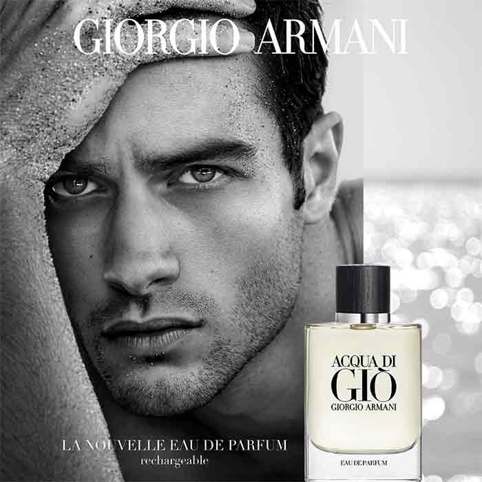 Acqua di Giò Rechargeable Giorgio Armani, un Lien Indéfectible