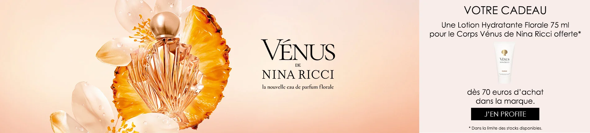 Votre Cadeau : Une Lotion Hydratante Florale NINA RICCI