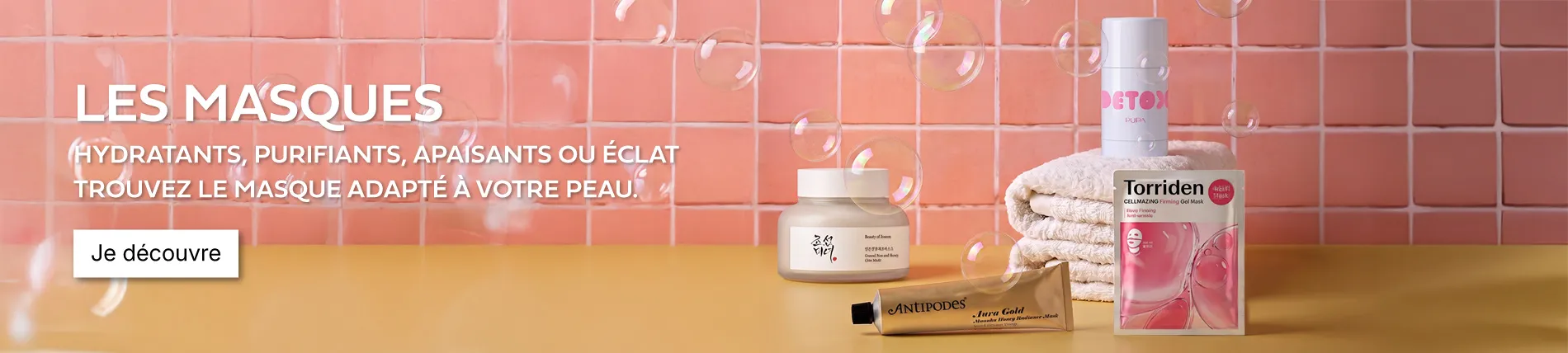 Les Masques Hydratants, Purifiants, Apaisants ou Eclat