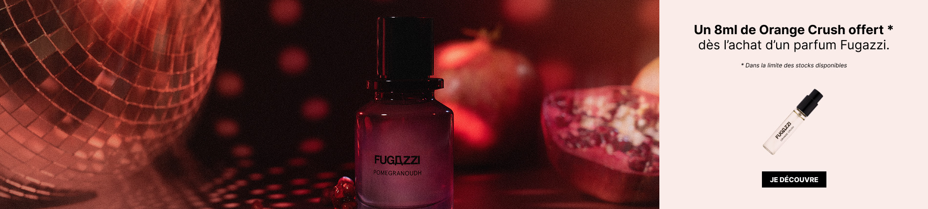 Votre Cadeau : Un Vaporisateur FUGAZZI Offert pour tout achat dans la marque