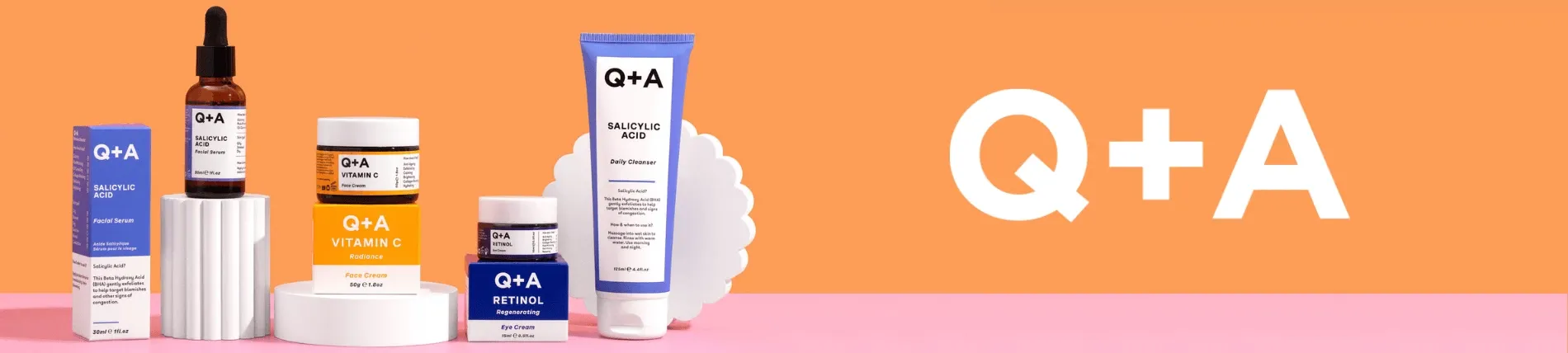 Bannière Institutionnelle Soin Visage Q+A