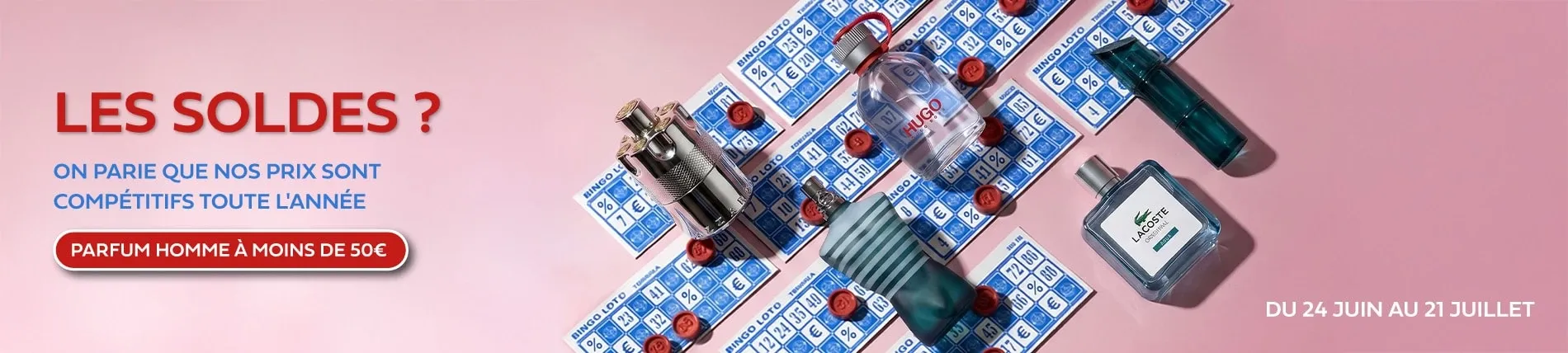 Les Soldes ? On Parie Que Nos Prix Sont Compétitifs Toute l'Année - Parfum Homme à Moins de 50 €