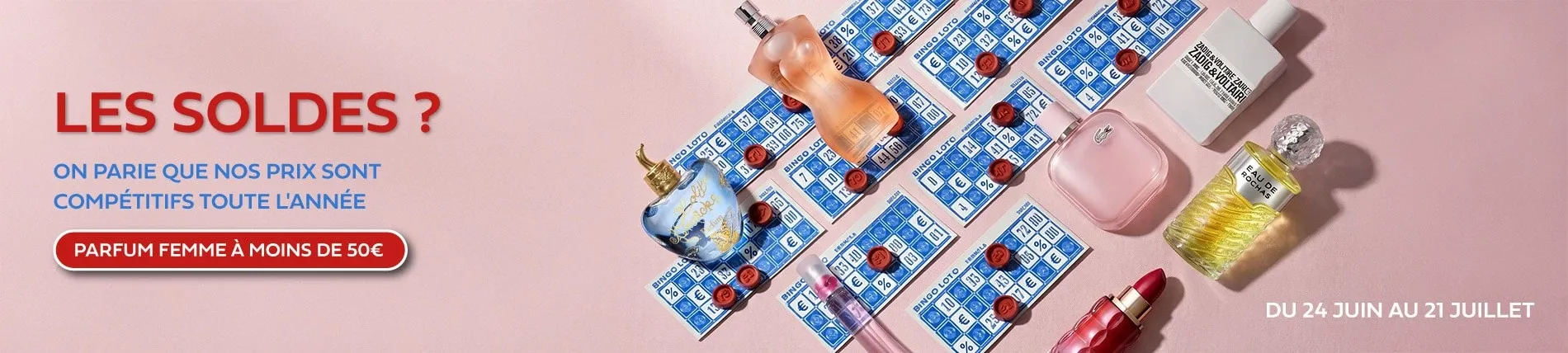 Les Soldes ? On Parie Que Nos Prix Sont Compétitifs Toute l'Année - Parfum Femme à Moins de 50 €
