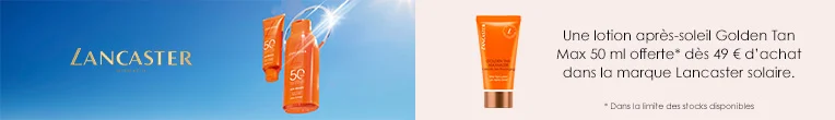 OCA LANCASTER S28-S30 Votre Cadeau : Une Lotion Après Soleil Golden Tan Max LANCASTER