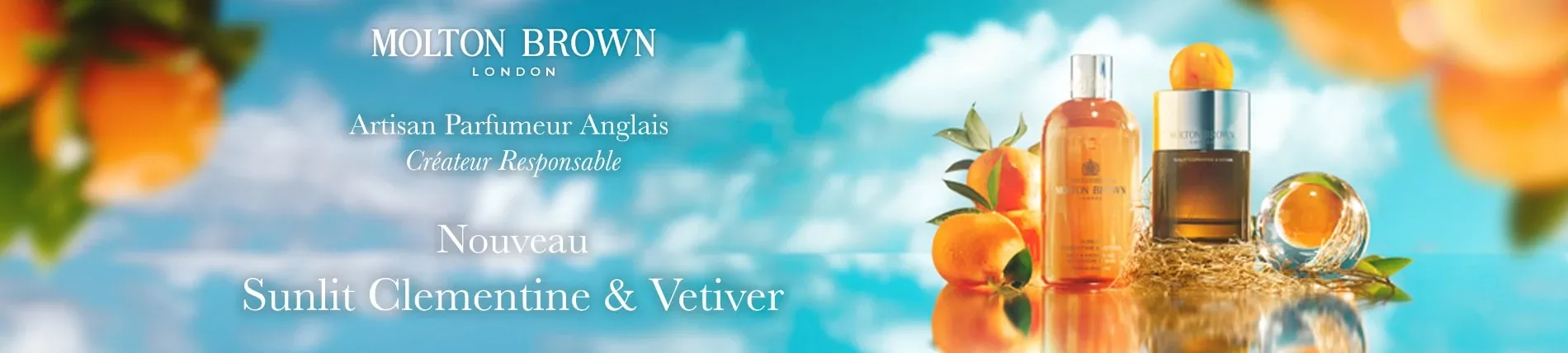Sunlit Clementine & Vetiver Eau de Parfum MOLTON BROWN