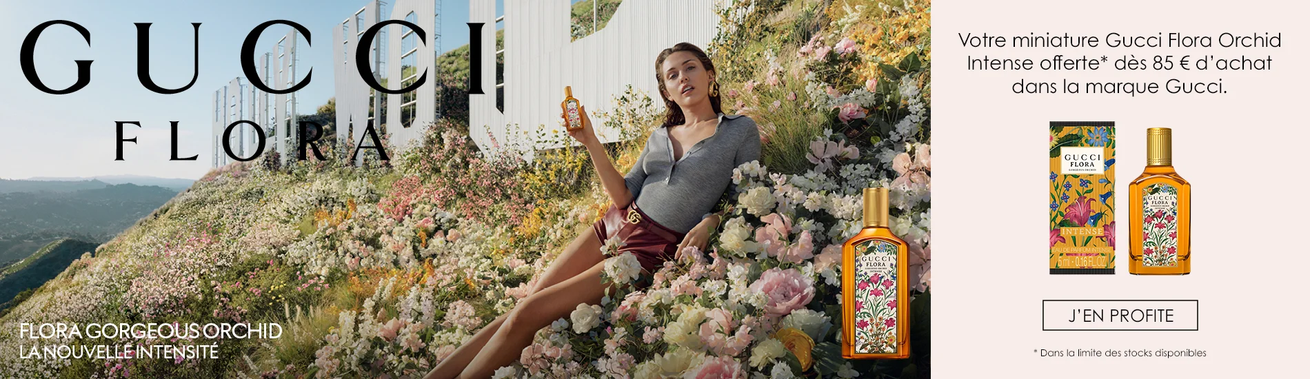 Votre Cadeau : Une Miniature Gucci Flora Orchid Intense GUCCI