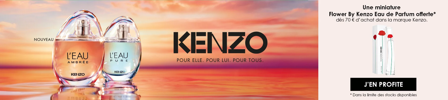 Votre Cadeau : Une Miniature Flower By Kenzo Eau de Parfum KENZO