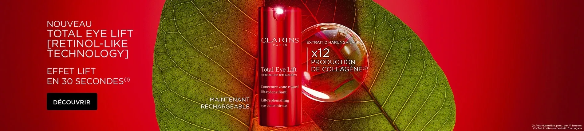 Total Eye Lift Contour des Yeux Anti-âge Anti-rides CLARINS